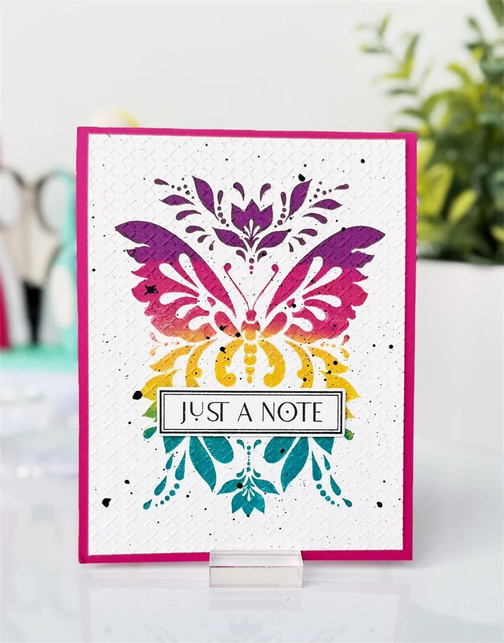 테일러드 익스프레션스 뉴 하이 헤이 헬로 메가 메시지즈 컷 다이 세트 비즈 & 블룸 스텐실 DIY 스크랩북킹 클리어 스탬프 세트 크래프트