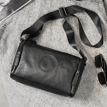 Borsa a tracolla da uomo nuova Borse a tracolla Borsa a tracolla casual da esterno Borsa quadrata piccola alla moda per uomo bolso мужɔмки на п Sìч®