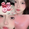 Cherry 3 Layers Blusher Natural Matte Strawberry Milk Cute Blush Cream Brighten Contour Rouge Rubor Dupes Korean Makeup Cosmetic 3