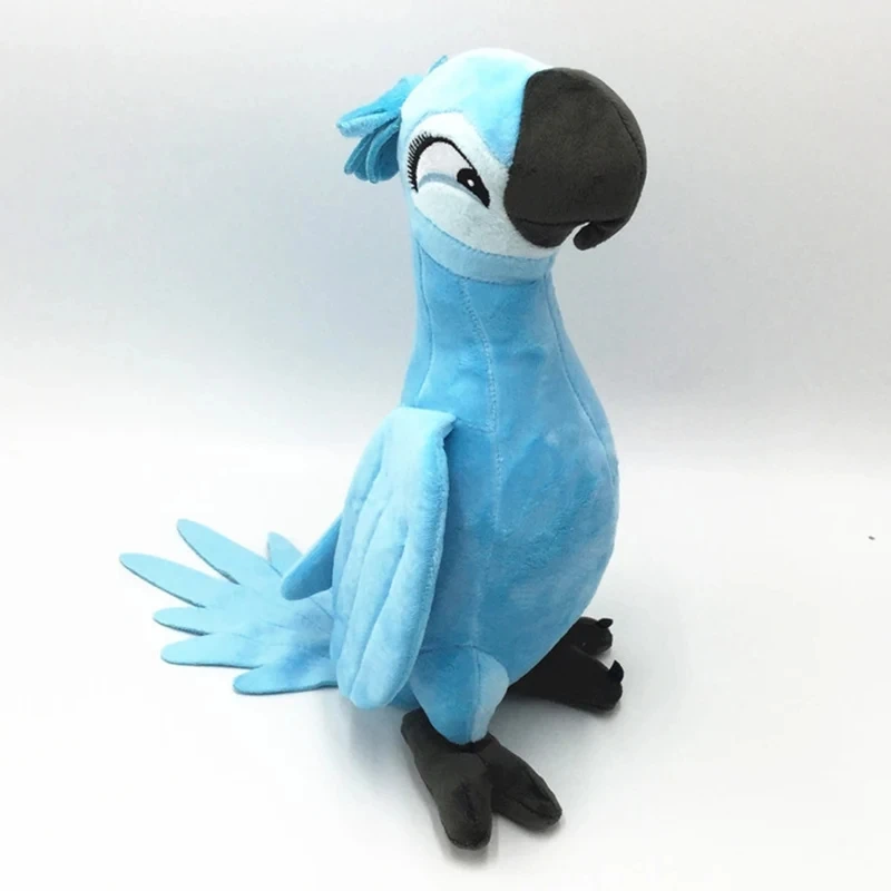 thumbnail image 1 of Nuevos juguetes de peluche de dibujos animados de la película Rio 2 de 30 cm, muñecos de pájaros Blue Parrot Blu & Jewel, regalos de Navidad para niños, juguete de peluche, 1 of 5