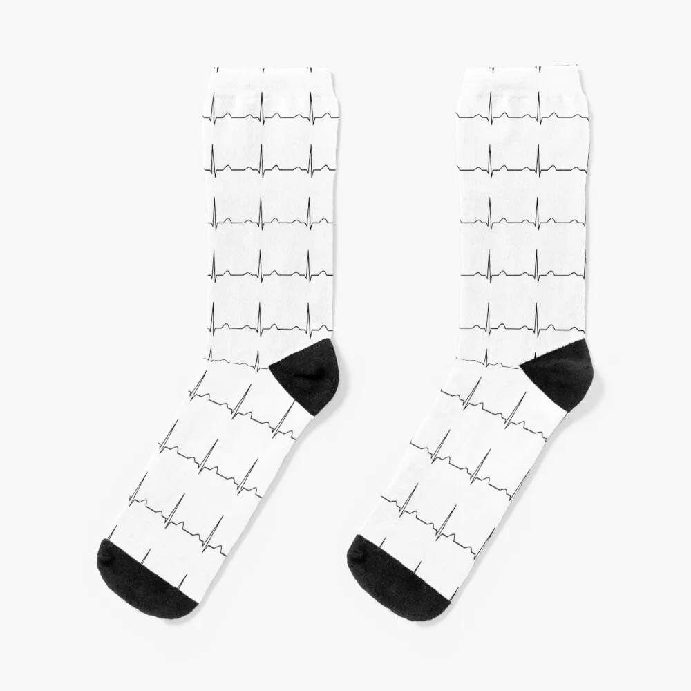 CORRECT QRS complex - EKG/ECG Socks Running new year Wholesale Man Socks Women's