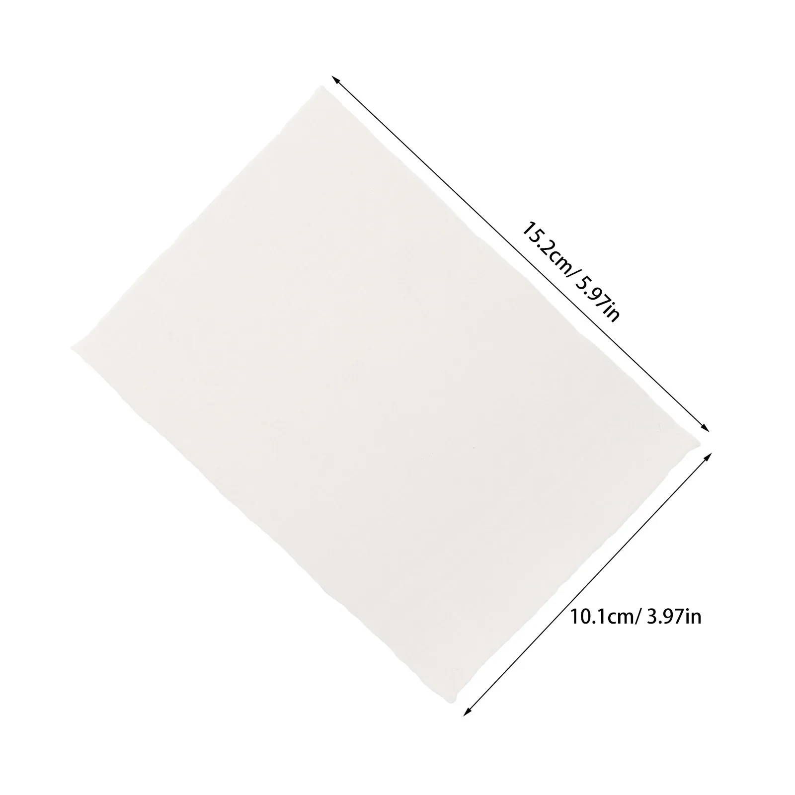 20매 전문가용 수채화 펄프 데클드 엣지 텍스처드 러프 표면 블랭크 타이어블 시트 (페인팅용)