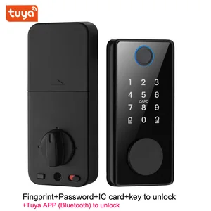 Умные блокировочные замки Tuya, Bluetooth-приложение, биометрический сканер отпечатков пальцев, пароль, БЕСКЛЮЧЕВОЙ замок для входной двери