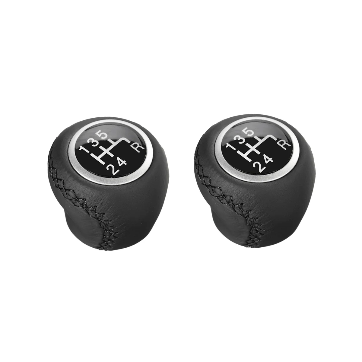 

2PCS 5 Speed Leather Gear Shift Knob for Grande Punto