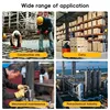 1 Pair Work Gloves Soft Sheepskin Leather Driver Hunting Driving Farm Garden Welding Security Protection Safety Mechanic Gloves 5