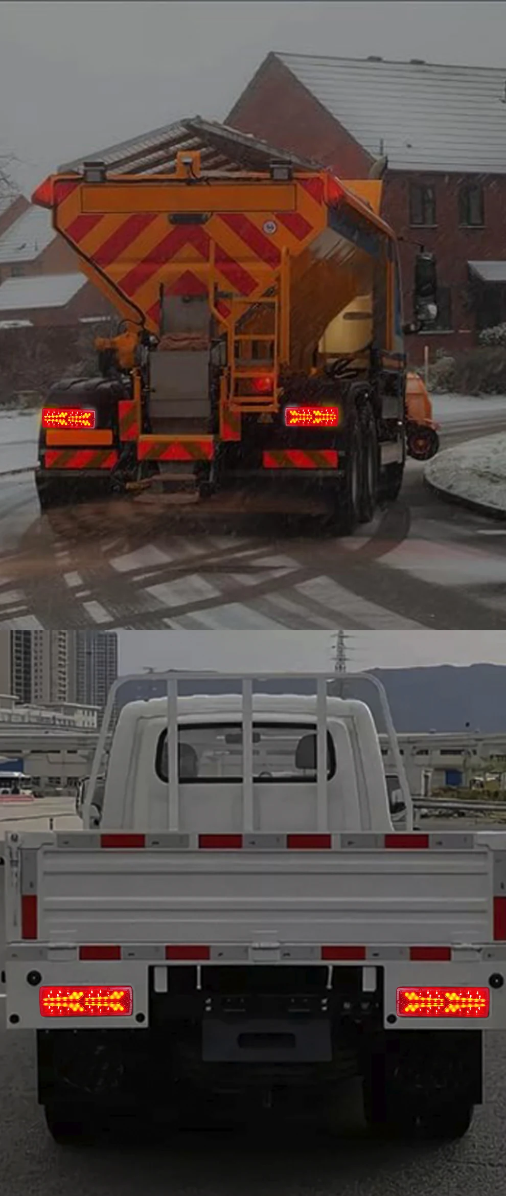 Helle LED-LKW-Rückleuchten mit Mehrfachfunktionen, Rückfahrbeleuchtung mit Bremslicht und dynamischem Blinker für PKW, LKW und Anhänger – Detail 40