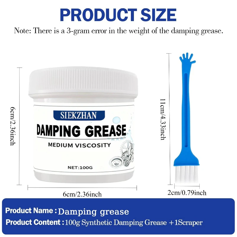 Multi-Purpose Synthetic Damping and Shock Absorbing Grease