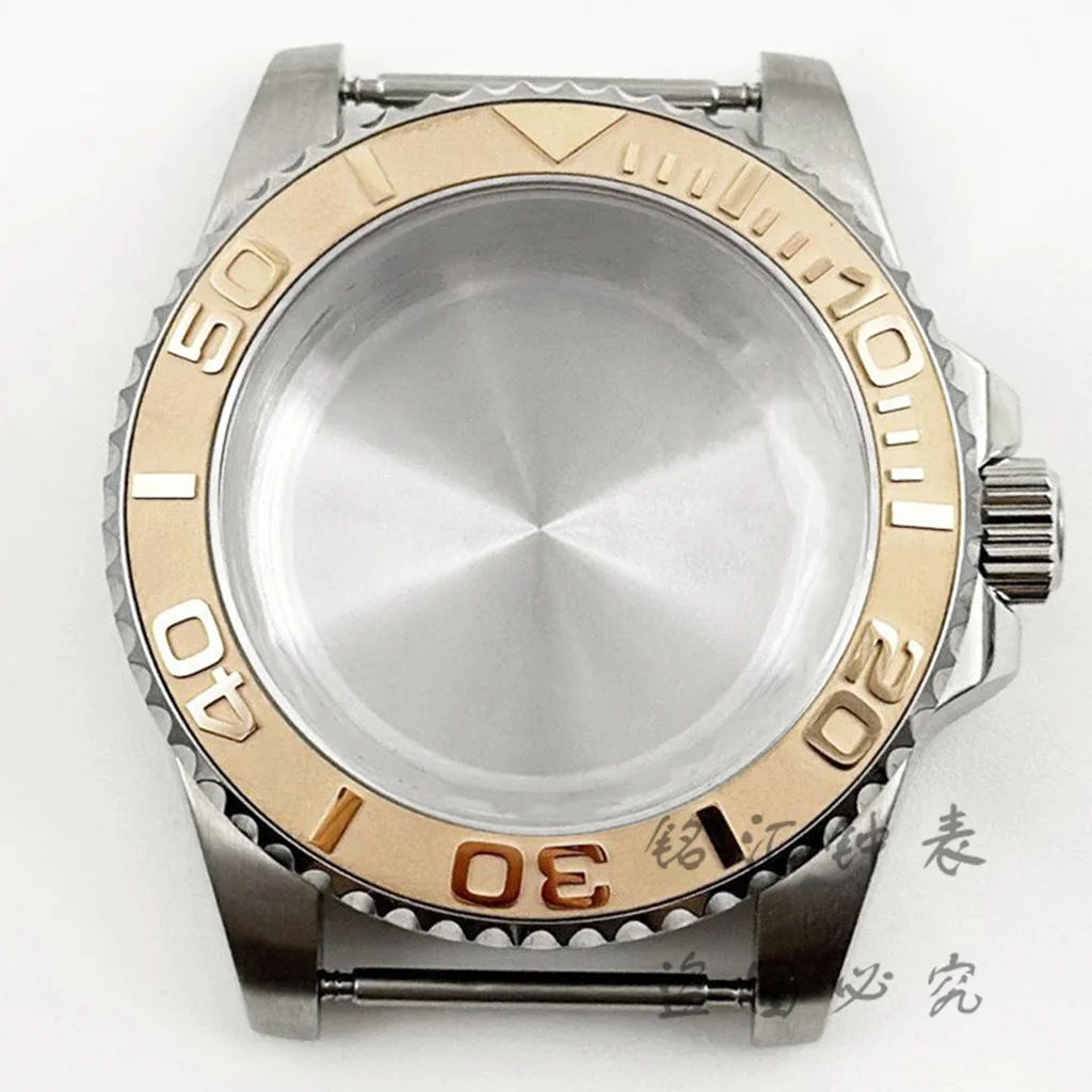 Deep Blue Bezel 40MM Diver Watch Case with Waterproof Sapphire Crystal