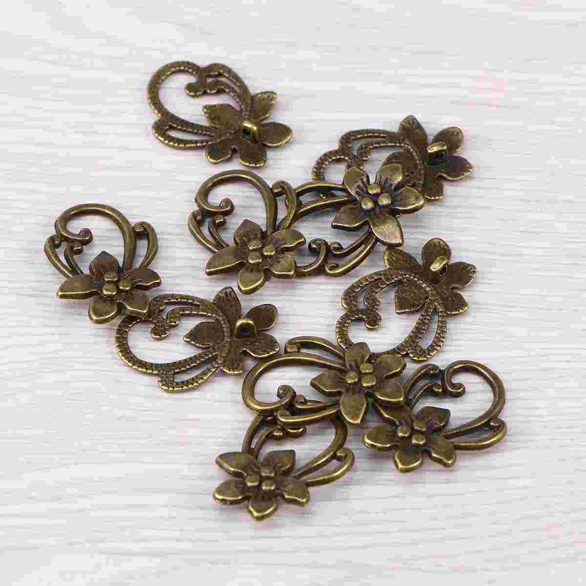 

20 Pcs DIY Bracelet Clasp Toggle Connectors Alloy Clasps for Jewelry Making Key Fob