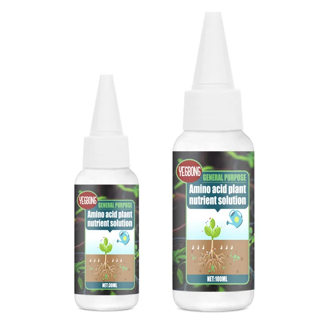 30/100 Ml Aminosav Növényi Tápanyag -Oldat Erősen Koncentrált Gyökérgyökér Gyors Virág Palánták - Image 6