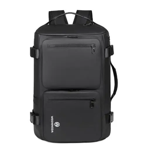 Men Backpack Large capacity men  women multifunctional backpack business shoulder bag double use travel luggage handbag 5