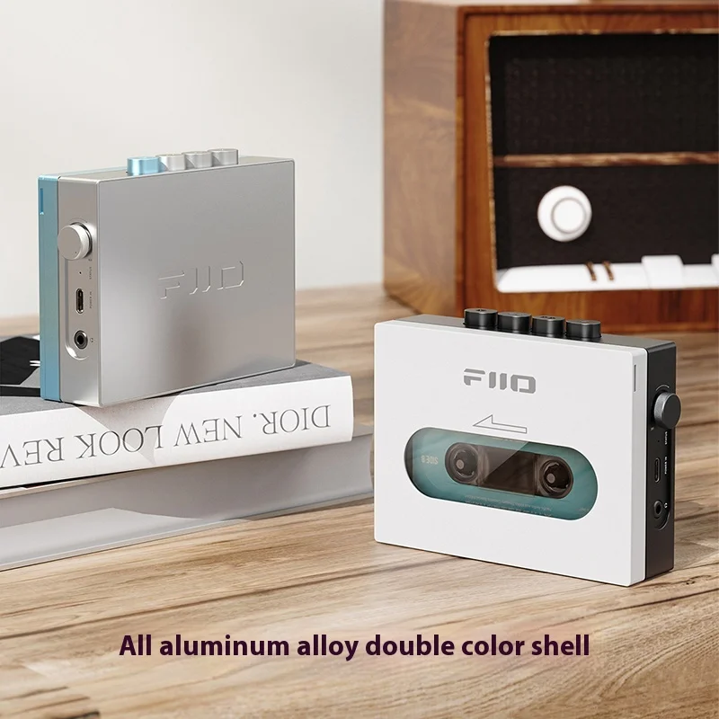 FiiO CP13 Portable Stereo Cassette Music Player Walkman 13 hours 1800 mAh Battery Life Dual-Mode 4.2V Power Supply Pk Mp3 Player