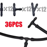 T/Y/I 3 Types Car Windshield Washer Nozzles Hose Water Tube Connector Wiper Spray Pipe Joint Windscreen Wipers Accessories 1