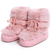 2025 Winter Ankle Boots for Women Platform Antiskid Waterproof Ski Boots Luxury Fluffy Furry Fur Boots Woman's Ankle Booties - Image 3