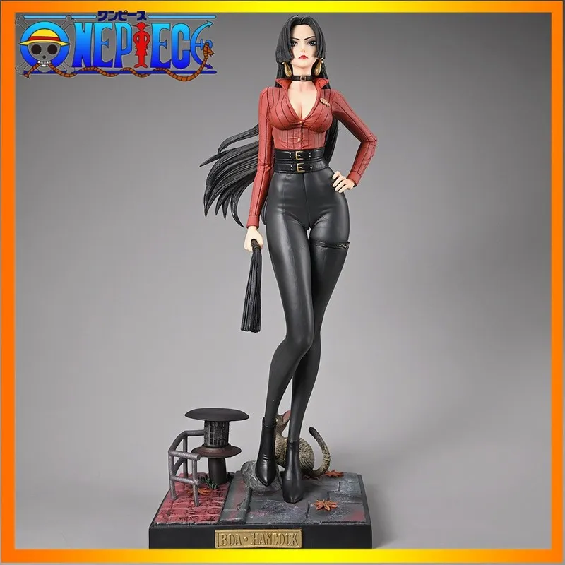 

50cm One Piece Anime Figure Boa Hancock Slave Arrow Battle Snake Princess Action Figures Statue Figurine Pvc Moddel Toys Gift