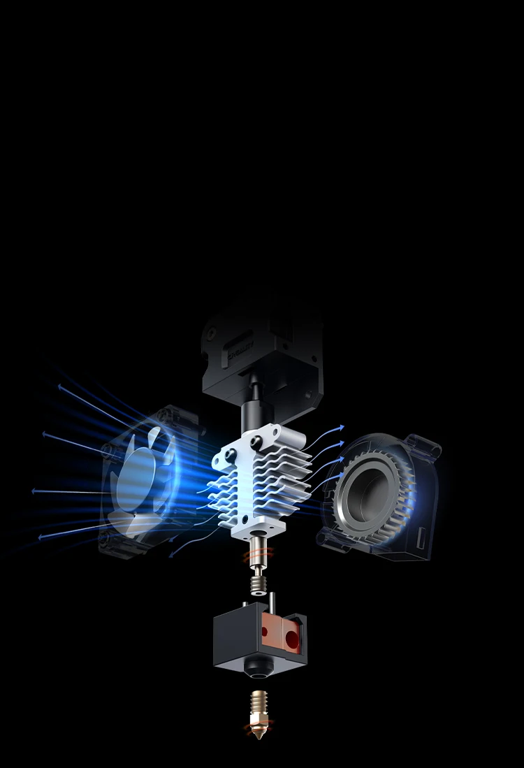S38c97b17589c48579ee4ce788fde6549B Creality Ender 5 S1 drukarka 3D 250 mm/s szybki druk 300 ° druk w wysokiej temperaturze CR dotykowy ekran dotykowy z automatycznym poziomowaniem