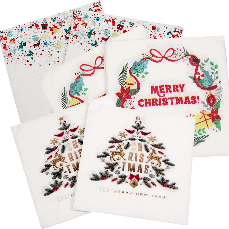 Serviette En Papier Père Noël - France