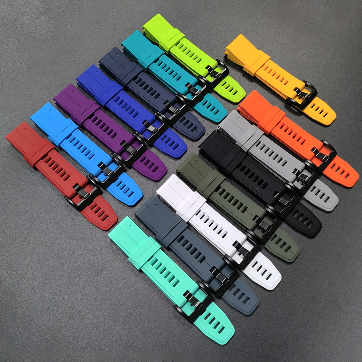 Premium Silicone Strap for Garmin Fenix - QuickFit 22/26mm Watchband