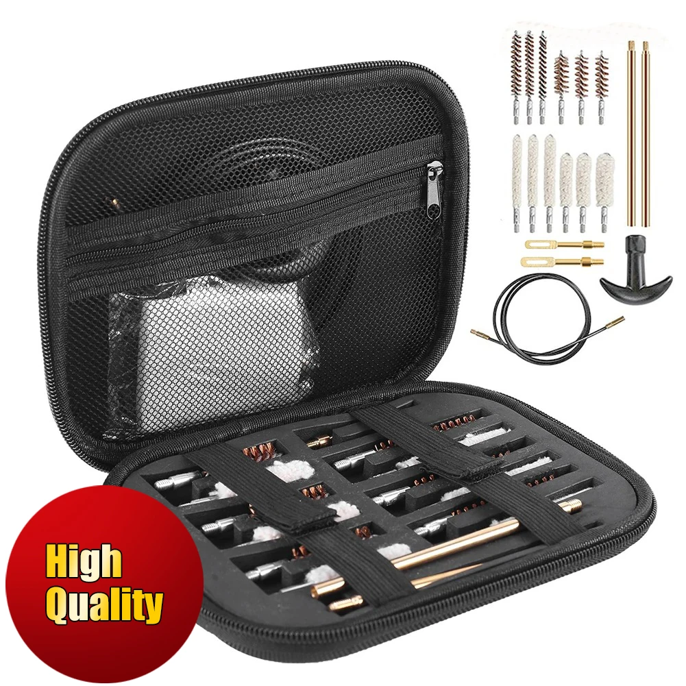 Gun Brush Gun Cleaning Tool 19 Pieces Pipe Dredging Set Cleaning and Maintenance Kit Barrel Brush