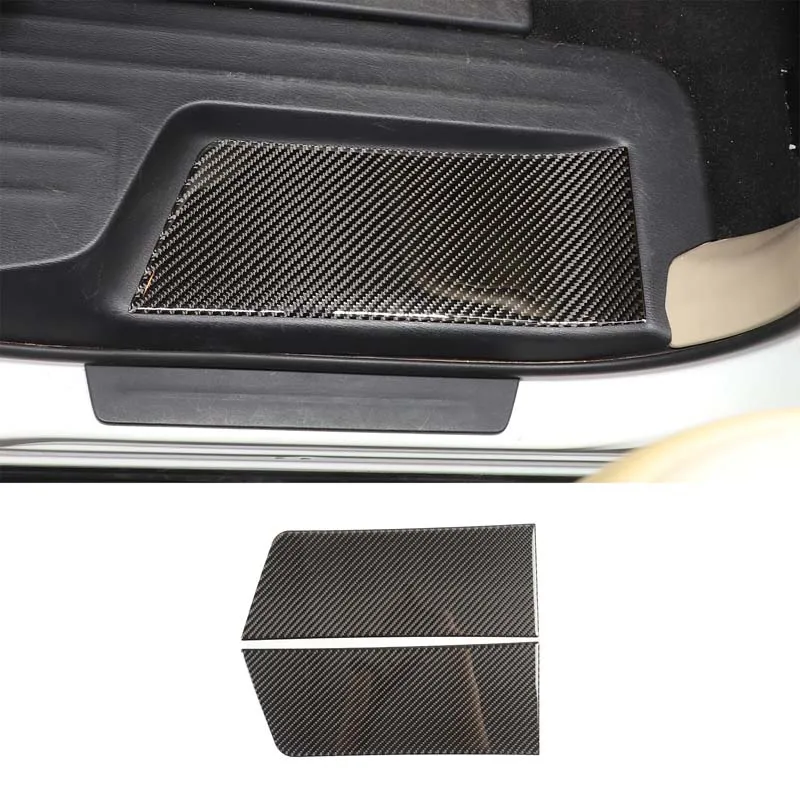 

Soft Carbon Fiber Car Rear Door Built-in Threshold Strip Sticker Trim Panel For Nissan Pathfinder 2013-2018 Car Accessories