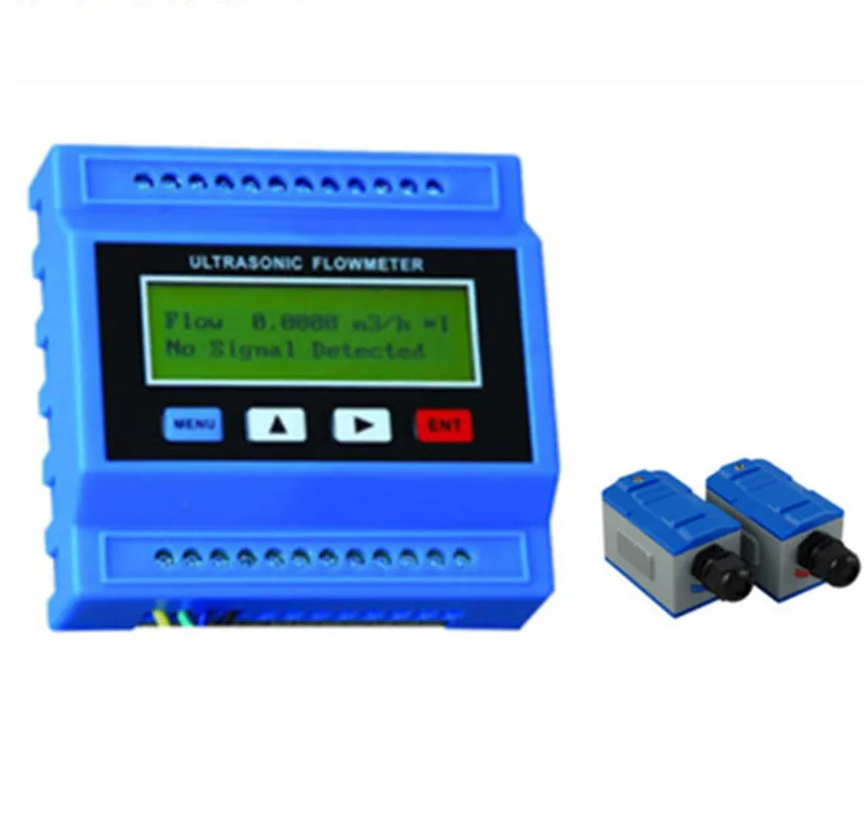 Hot Selling Ultrasonic Intelligent Sensor Gas Mass Flow Meter External Clamp Portable Ultrasonic Flow Meter