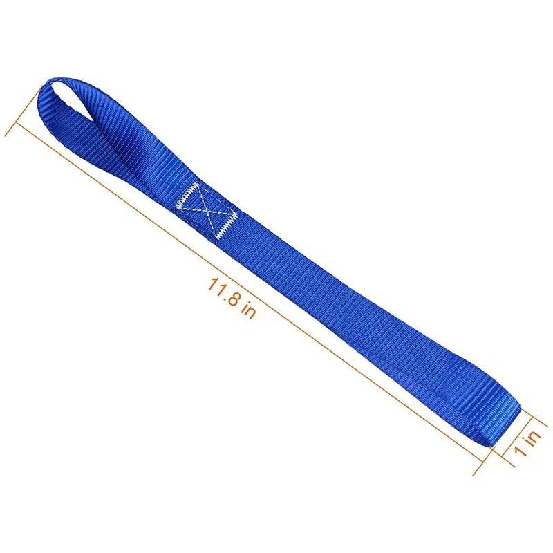 Car Motorcycle Mutipurpose Nylon Soft Straps Cargo Luggage Fixed Packing Tie Downs Loop Strap Trunk Durable Auto Accessories cargo straps luggage strap cargo tie down strap tie down straps lashing strap