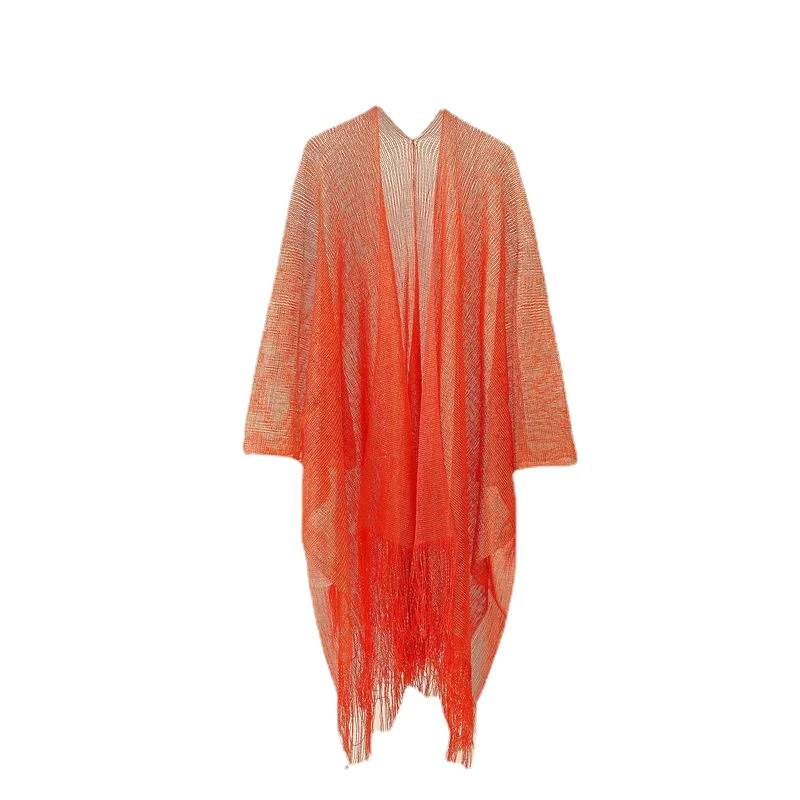 Swimsuit Cover Up Swimsuit Coverup Swimsuit Cover-ups Fashion Tassel Gold Bikini Beach Cover Up Sexy Beach Dress Tunics for Women Summer Wear See Through
