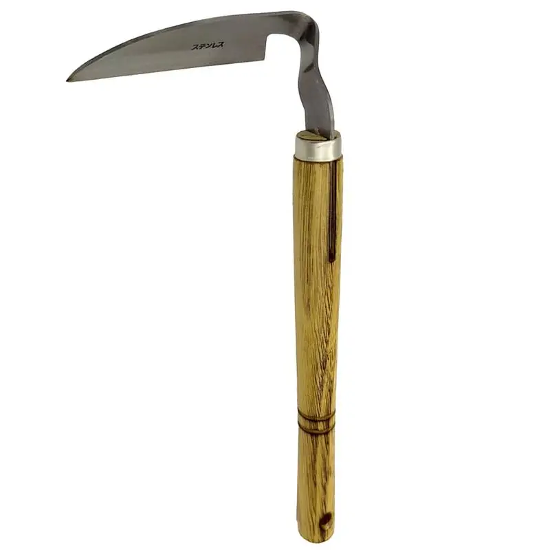 Weeding Sickle Gardening Hand Weeder Handheld Sickle Tool Scythe Grass Cutter Portable Heavy Duty Hand Hoe Garden Scythe Tools ﻿