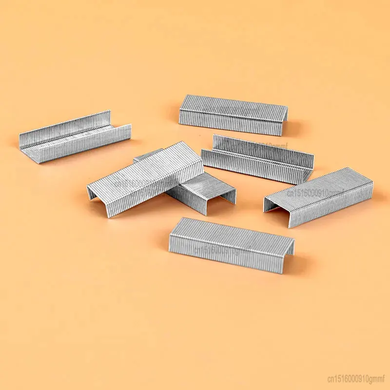 1000Pcs Set Metal 12# 24/6 Staples Silver Color Office Accessories School Stationery Paper Document File Binding Supplies stapler pin