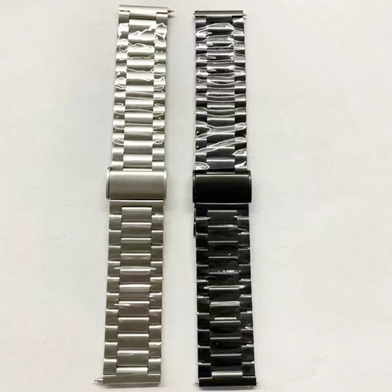 Premium 22mm Stainless Steel Metal Watch Strap - Universal Compatibility