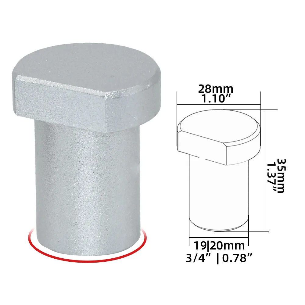 Workbench Peg Brake Dogs Woodworking Bench Clamp 19/20mm Aluminum Alloy Stopper Workshop Table Limit Block Tools 4Pcs woodworking clamp