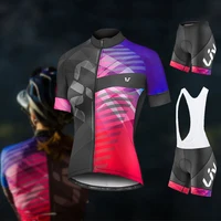 Liv Cycling Shorts Set 2023 New Women Cycling Jersey Bike Clothing Suit Liv Team Version Racing Suit Roupa Ciclismo Feminine 2