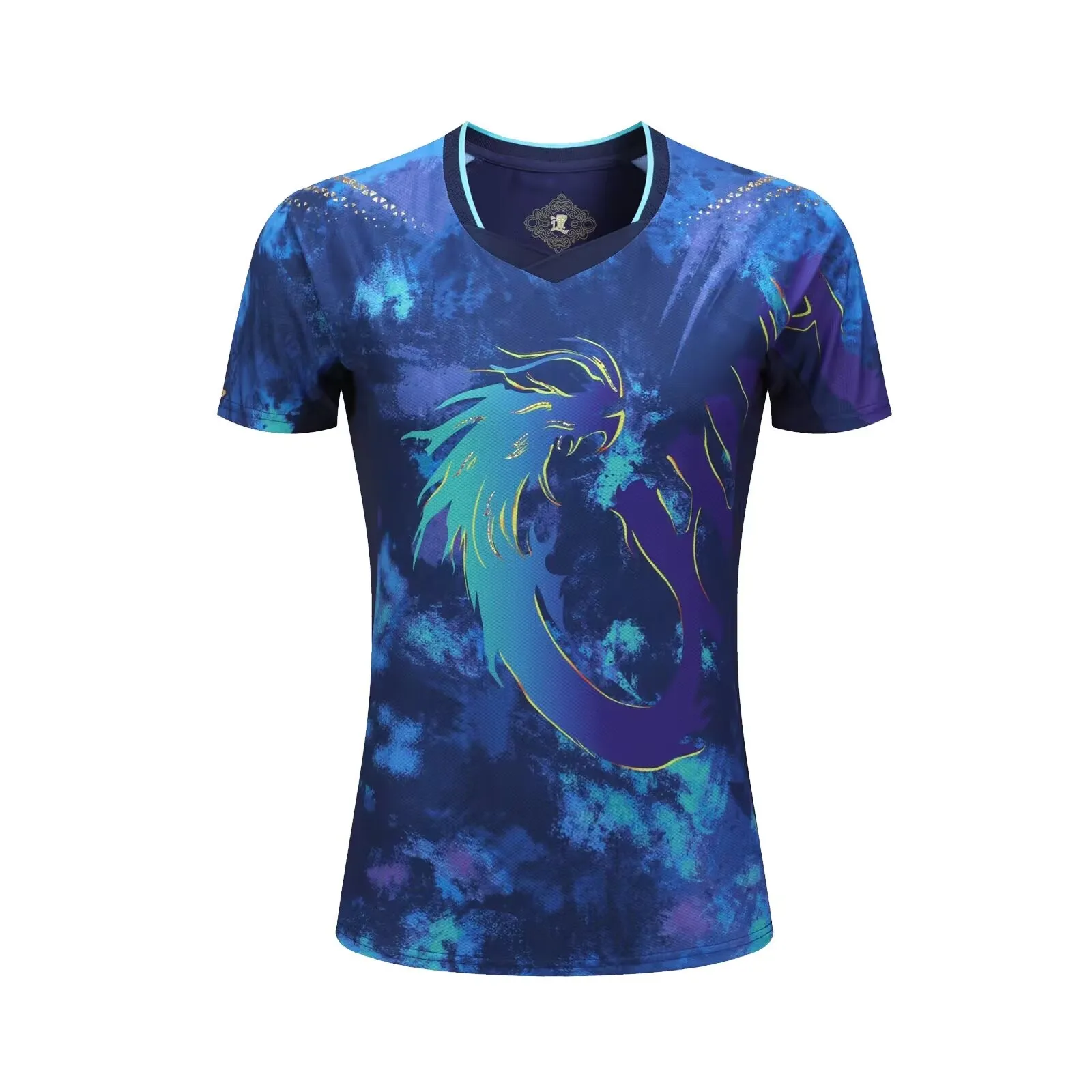 Text CHINA Dragon uniform Championship Table Tennis shirts shorts suits for Men Women Children pingpong sports set