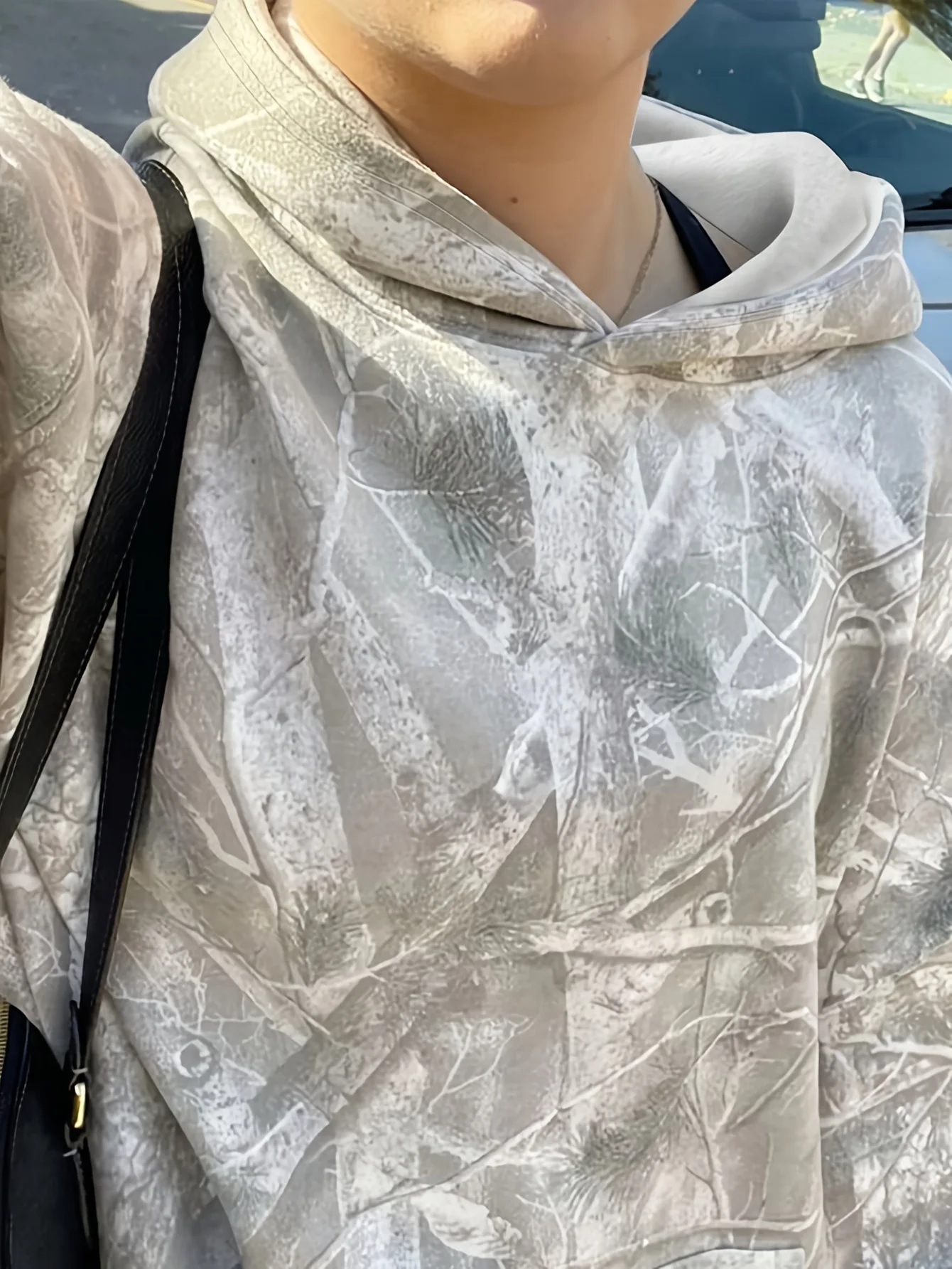 New Autumn and Winter Women's Clothing Retro Jungle Maple Branch Pattern Sweater Loose Casual Long Sleeve Pullover Hoodie