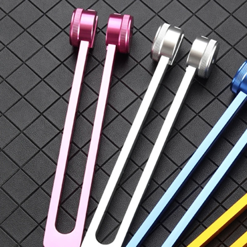Portable Tuning Fork Sensory Tuning Fork Healing Instrument 128 Hz Human biofield diapa son Stress Reliever tuning fork