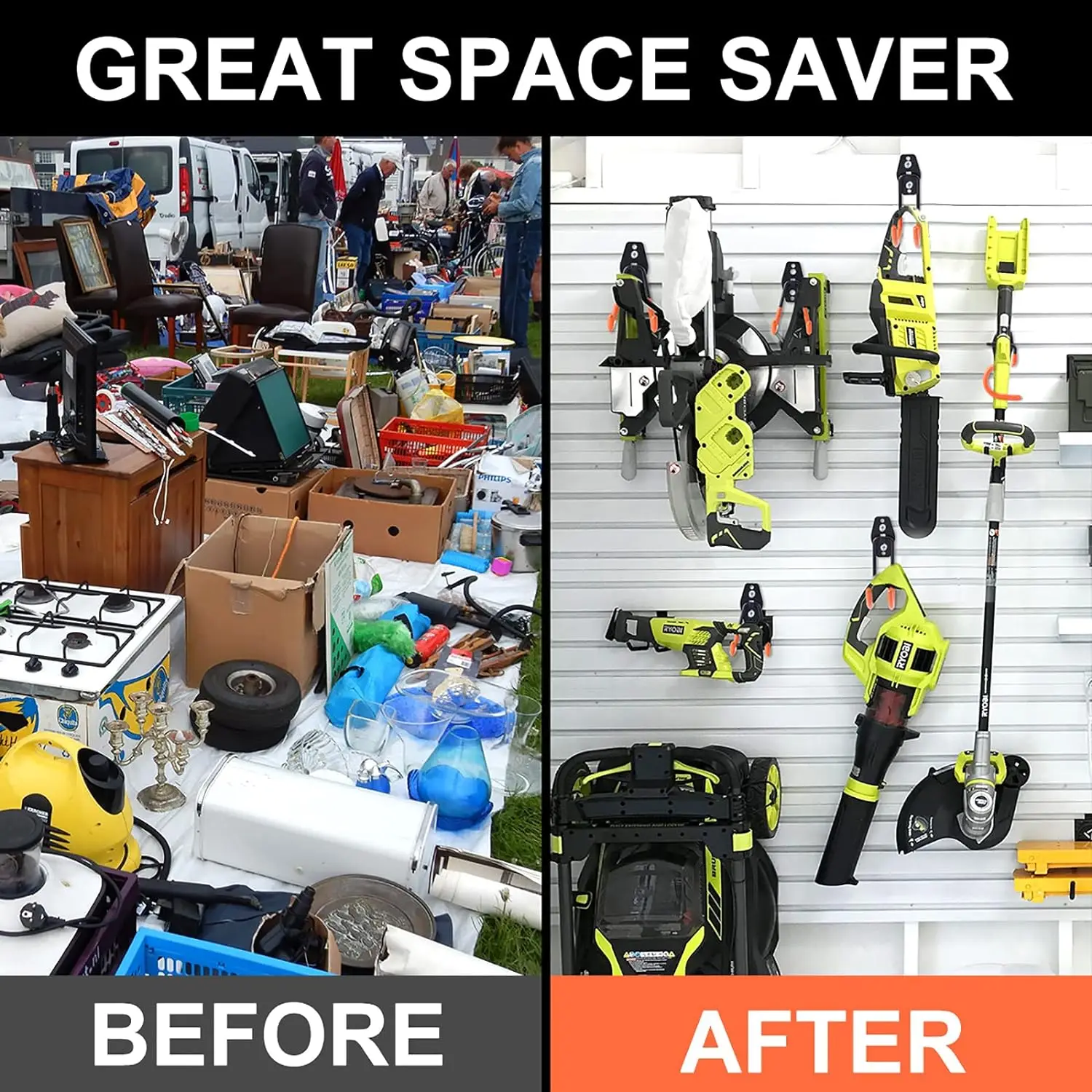 أدوات متعددة الاستخدامات لخطافات المرآب، وحامل الم...