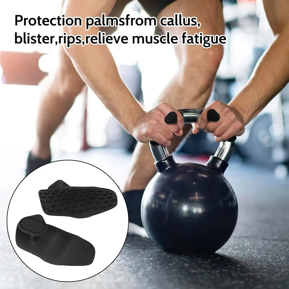Rubber Weight Lift Dumbbell Hand Protector Ergonomic Anti-Slip