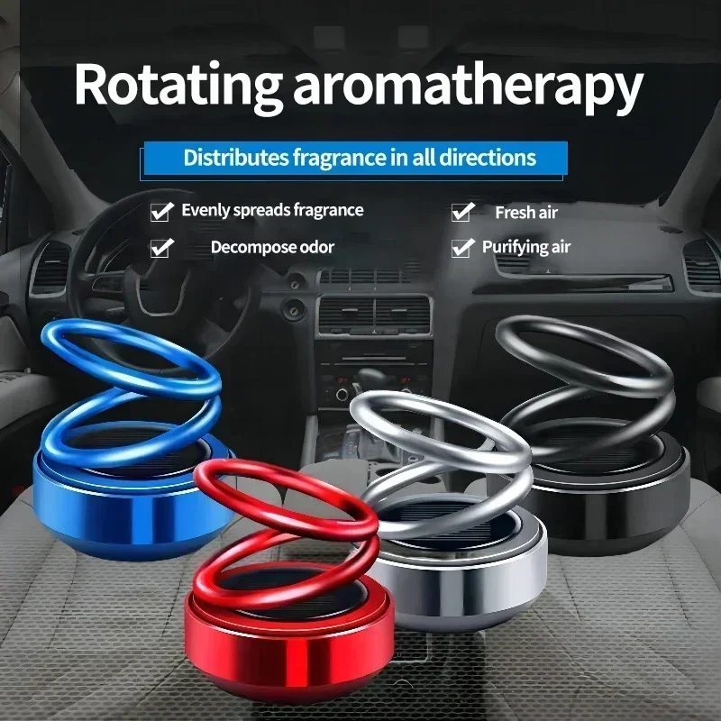 Portable Kinetic Mini Heater Car Air Freshener Fast Heating Molecular Heater  Car Perfume Fragrance Diffuser Double Ring Rotating - AliExpress