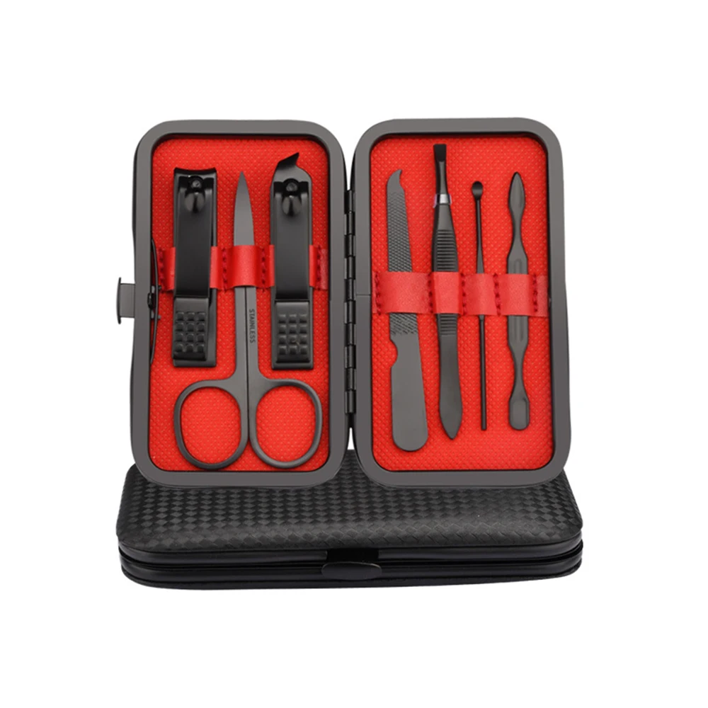 Stainless Steel 7-Piece Nail Set Nail Clippers File Full Manicure Beauty Tools nail clipper set nail care kit manicure pedicure kit manicure nail clipper set manicure sets manicure set nail clippers kit nail clipper nail clippers