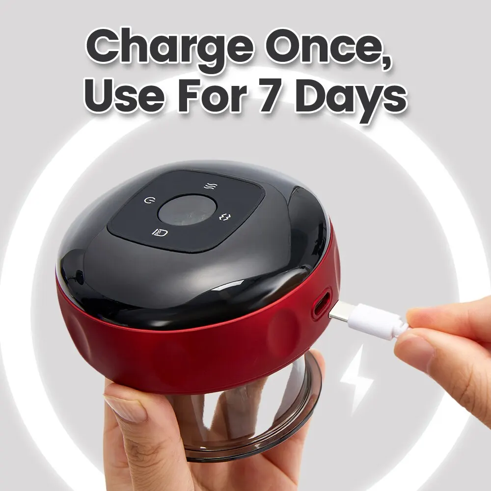 JianYouCare Portable Chinese Electric Vacuum Cupping Therapy Body Scraping Massage jars guasha Relieve professional Suction Cups 6