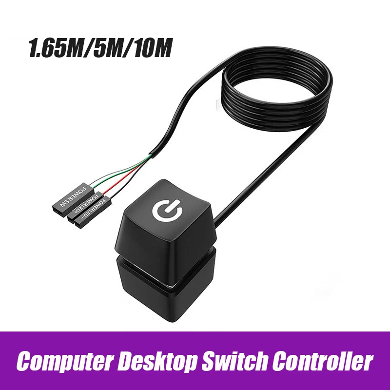 Colorido-LED-Computer-Desktop-Switch-PC-Motherboard-External-Start ...