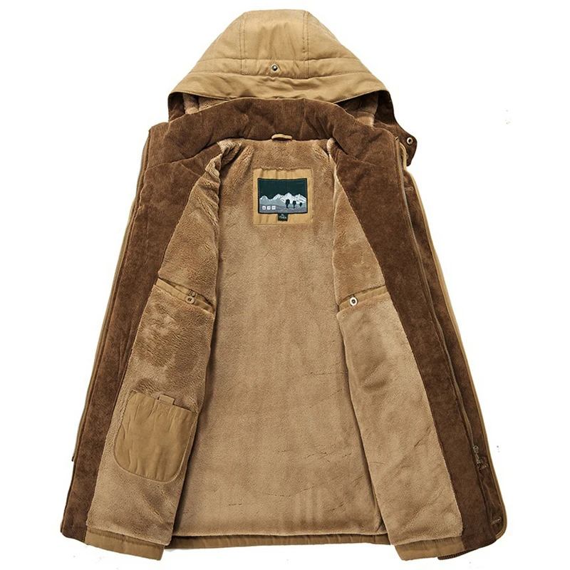 Giacca Invernale Uomo Impermeabile E Calda | Cappotto Sci Neve Con Tasche Multiple, Pile Interno, Design Elegante - 4