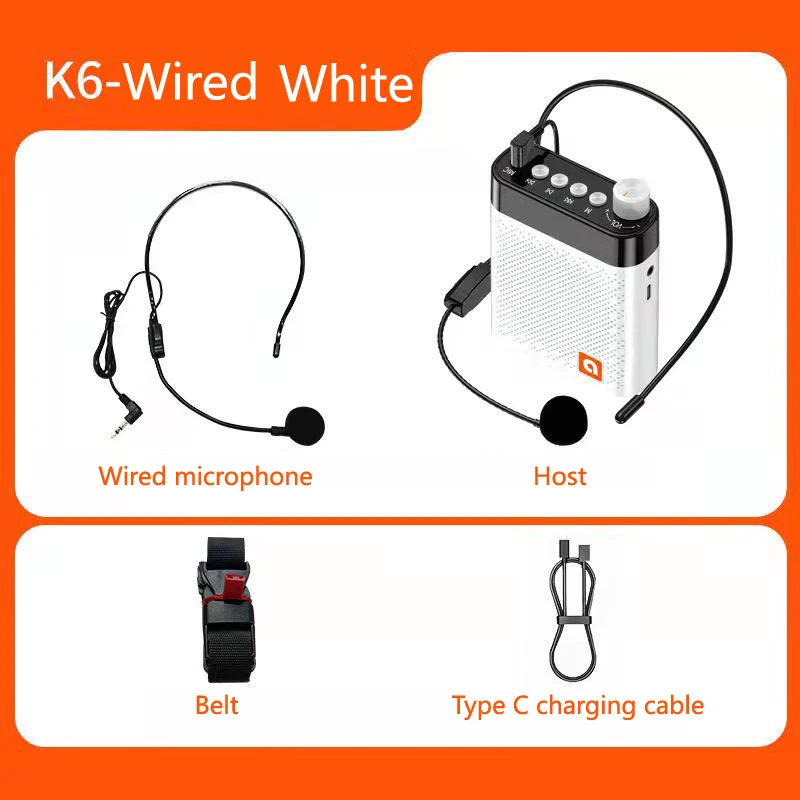 K6-Wired-White