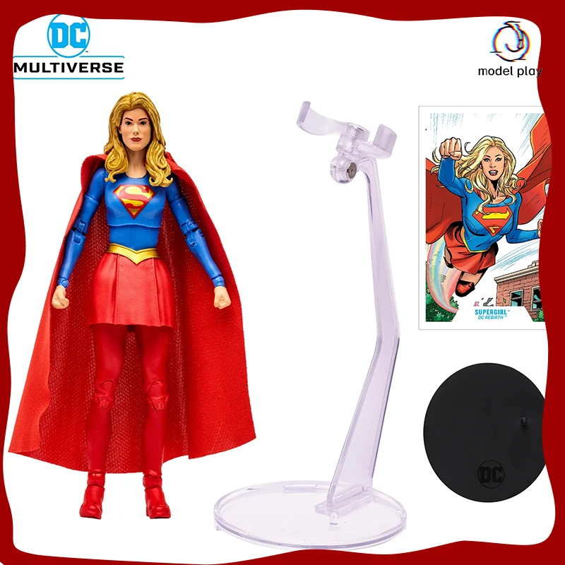 

7-Inch Mcfarlane Dc Rebirth Superman Female Gold Label Limited Action Figures Dolls Collection Series Toy Gifts
