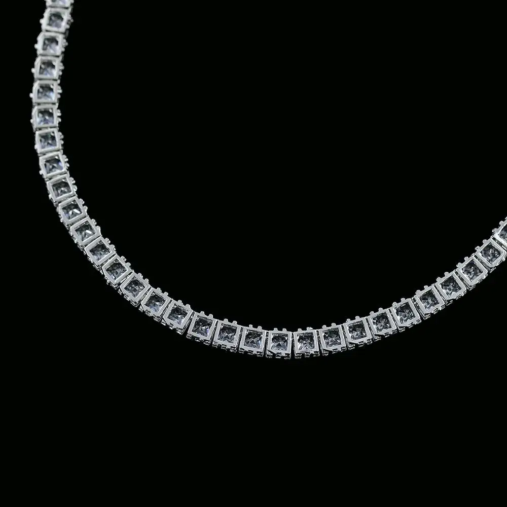 5A CZ Cubic Zirconia Bridal Wedding Necklace Earring Set Jewelry Sets for Women Prom Jewelry Accessories