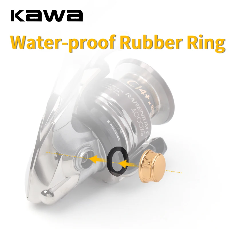 Kawa 1pc New Fishing Reel Handle Cap Reel Accessory Suit For S/D Spinning Reel Screw Dia 10.8mmFishing Reel Rocker Parts For DIY