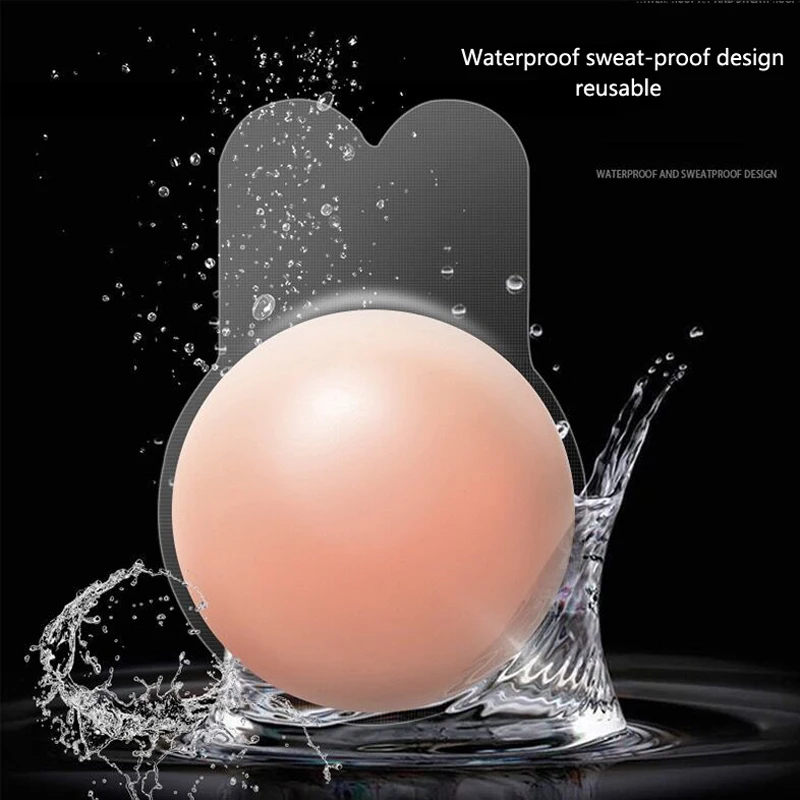 MIVAIUN 8 Paia Copricapezzoli Silicone, 10 PCS Adesivi Copricapezzoli - Foto 3