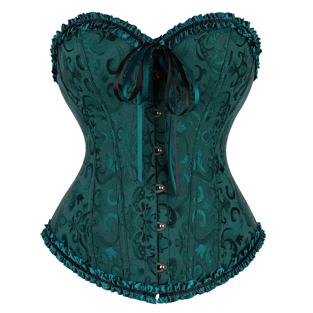 Women's Vintage Gothic Victorian Lace-Up Corset Top - Slimming Waist Shapewear