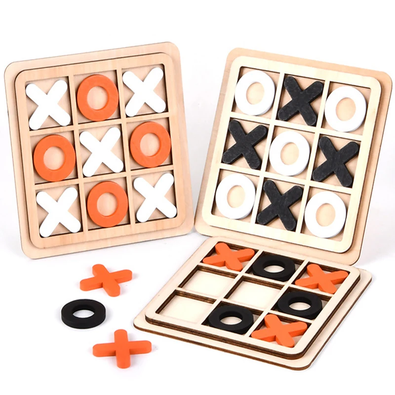 

3D Puzzles Parent-Child Interaction Leisure Board Game OX Chess Funny Developing Intelligent Educational Toy Kids Gift Jigsaw