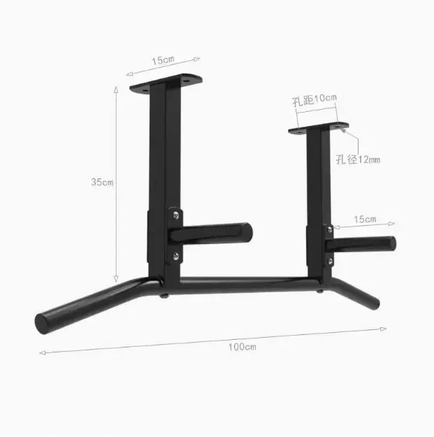Wall Mounted Pull Up Bar Gym Home Multifunctional Chin Up Bars Grips Indoor Roof Horizontal Bar Sport Parallel Workout Exerciser